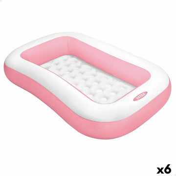 Inflatable Paddling Pool for Children Intex White Pink 90 L 167 x 26 x 101 cm (6 Units)