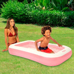 Inflatable Paddling Pool for Children Intex White Pink 90 L 167 x 26 x 101 cm (6 Units)