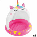 Inflatable Paddling Pool for Children Intex Cat Unicorn 101 x 102 x 102 cm (6 Units)