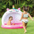 Inflatable Paddling Pool for Children Intex Cat Unicorn 101 x 102 x 102 cm (6 Units)