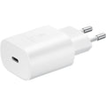 Chargeur secteur RAPIDE - 25W - SAMSUNG - Port USB Type C (sans câble) - Blanc