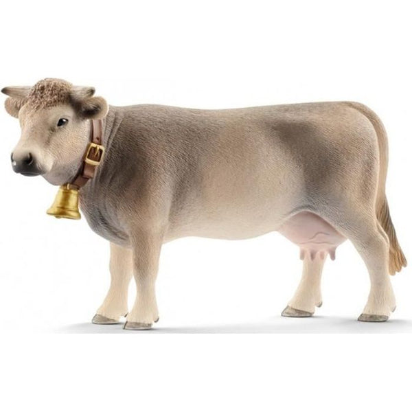 SCHLEICH - Figurine 13874 Vache Braunvieh - Animal de la ferme