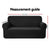 Artiss High Stretch Sofa Cover Couch Lounge Protector Slipcovers 3 Seater Black