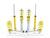 Kit coilover regolabile durezza FK VW Golf 5 1K 2003-2008 con montante da 55 mm