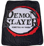 Demon Slayer Logo Lightweight Fleece Throw Blanket § 45 x 60 Inches