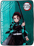 Demon Slayer Tanjiro 45 x 60 Inch Fleece Throw Blanket