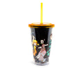 Demon Slayer Acrylic Carnival Cup with Lid and Straw § Holds 16 Ounces