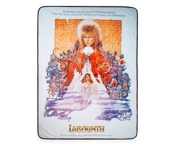 Labyrinth Movie Poster Fleece Throw Blanket § 45 x 60 Inches