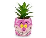 Disney Alice In Wonderland Cheshire Cat Mini Planter with Artificial Succulent