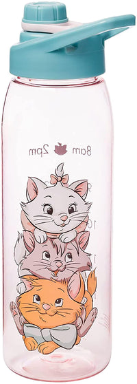 Disney Aristocats 28-Ounce Plastic Water Bottle w/ Screw Lid