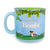 Disney Bambi Meadow Scene Ceramic Camper Mug § Holds 20 Ounces