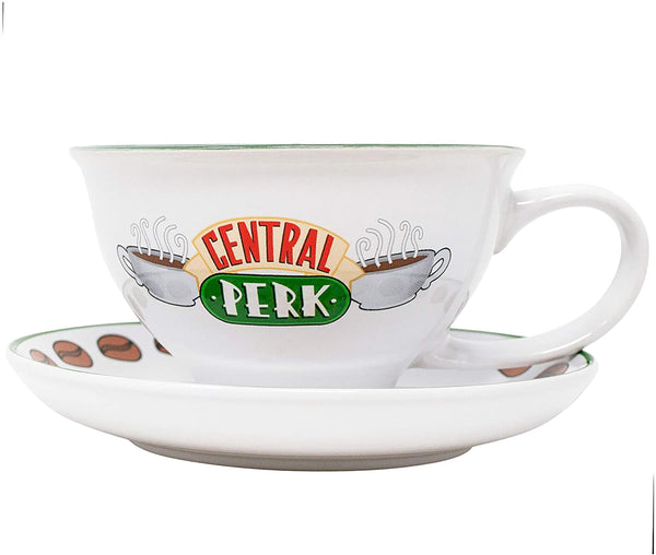 Friends Central Perk 12oz Ceramic Tea Cup and Saucer Set