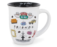 Friends Logo Icon Toss 16oz Wide Rim Ceramic Mug