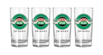 Friends Central Perk 4 Piece 10oz Tumbler Glass Set