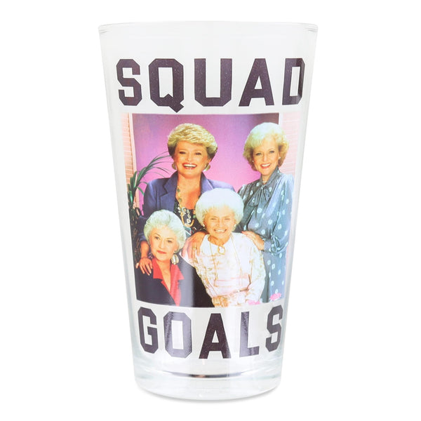 The Golden Girls Squad Goals 16oz Pint Glass