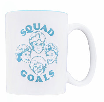 The Golden Girls Squad Goals 15 Ounce Pottery Ceramic Mug