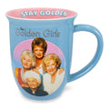 The Golden Girls "Stay Golden" Wide Rim Ceramic Coffee Mug § Holds 16 Ounces