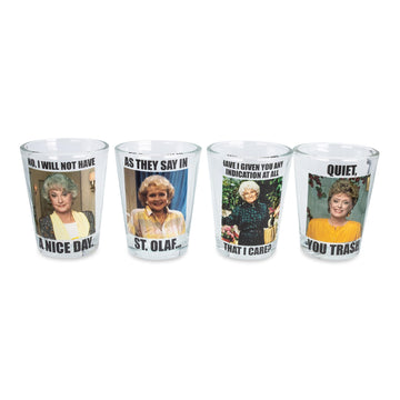 The Golden Girls Memes 1.5-Ounce Mini Glasses § Set of 4