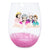 The Golden Girls "Stay Golden" Teardrop Stemless Wine Glass § Holds 20 Ounces