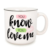 Gossip Girl "You Know You Love Me" Ceramic Camper Mug § Holds 20 Ounces