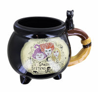 Disney Hocus Pocus Sanderson Sisters Cauldron Potion 3D Sculpted Ceramic Mug