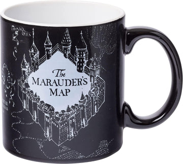 Harry Potter Marauders Map 20-Ounce Jumbo Ceramic Heat Reveal Mug