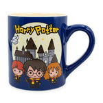 Harry Potter Chibi Trio Scene Ceramic Mug § Holds 14 Ounces