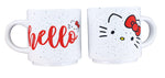 Hello Kitty Script Face 13oz Ceramic Mug Stack Set