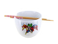 Marvel Retro Comics Group § 20-Ounce Ramen Bowl With Chopsticks