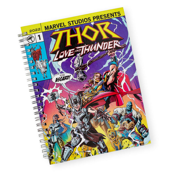 Marvel Studios Thor: Love and Thunder 80-Page Hardcover Spiral Journal