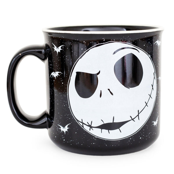 Disney The Nightmare Before Christmas Jack Face Ceramic Camper Mug § 20 Ounces