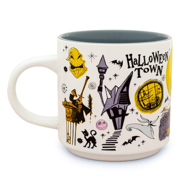 Disney The Nightmare Before Christmas Allover Icons Ceramic Stacking Mug § Holds 13 Ounces