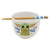 Star Wars Mandalorian Nom Nom Child 20 Ounce Ceramic Ramen Bowl w/ Chopsticks