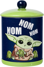 Star Wars The Mandalorian The Child Nom Frogs Large Ceramic Cookie Jar