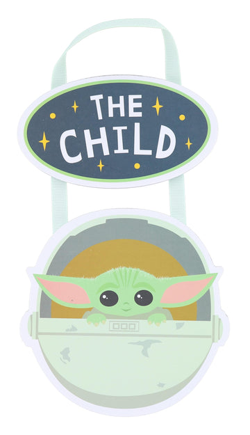 Star Wars The Child Peeking 5 x 10 Inch 2 Piece Hanging Sign