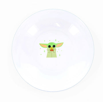 Star Wars The Mandalorian Grogu Snack Time 9 Inch Ceramic Dinner Bowl