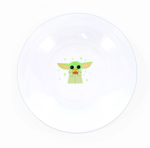 Star Wars The Mandalorian Grogu Snack Time 9 Inch Ceramic Dinner Bowl