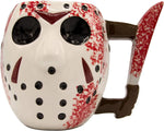 Friday the 13th Jason Mask w/ Knife 20oz Ceramic 3D Sculpted Mug