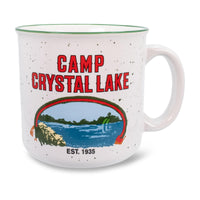 Friday the 13th Crystal Lake Ceramic Camper Mug § Holds 20 Ounces