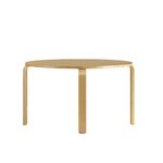 Artiss Coffee Table Round Side End Tables Bedside Furniture Wooden 90CM