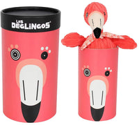 Les Deglingos Big Simply Plush Animal In Tube § Flamingos the Flamingo