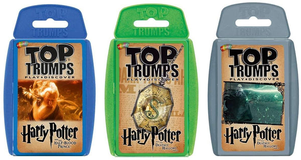 Harry Potter Harry Potter Top Trumps Card Game Bundle § Half Blood Prince § Deathly Hallows 1 & 2