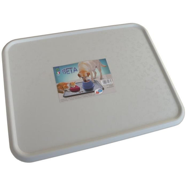 AIME Plateau de protection gamelle rectangulaire - Pour chien et chat