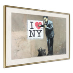 Poster - Banksy: I Heart NY