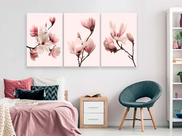 Canvas Print - Spring Magnolias (3 Parts)