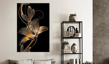 Canvas Print - Delicacy of Lilies (1 Part) Vertical