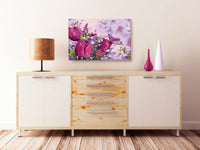 DIY canvas painting - Tulips (Meadow)