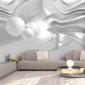 Self-adhesive Wallpaper - White Corridors