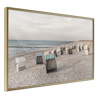 Poster - Baltic Beach Chairs