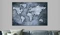 Decorative Pinboard - Sapphire World [Cork Map]